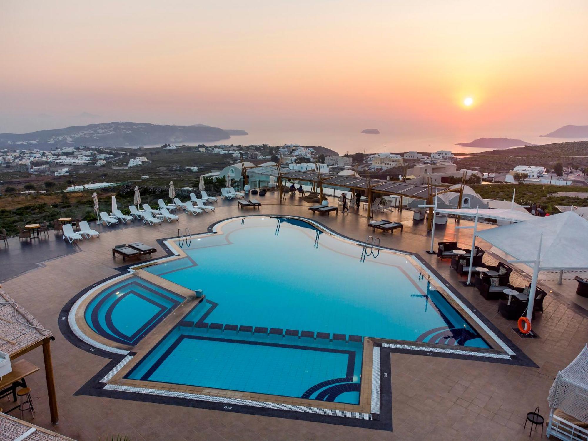 Hotel Orizontes Santorini Pýrgos